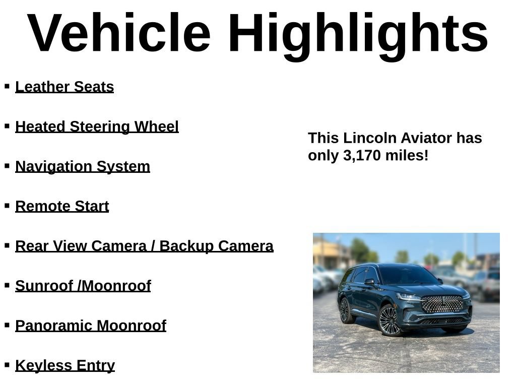 Used 2026 Lincoln Aviator Black Label w/ Dynamic Handling Package AWD/4WD image 38