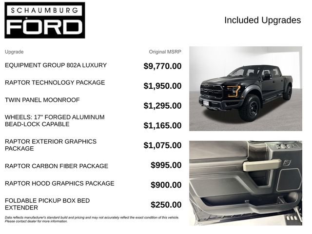Used 2018 Ford F150 Raptor w/ Equipment Group 802A Luxury AWD/4WD image 4