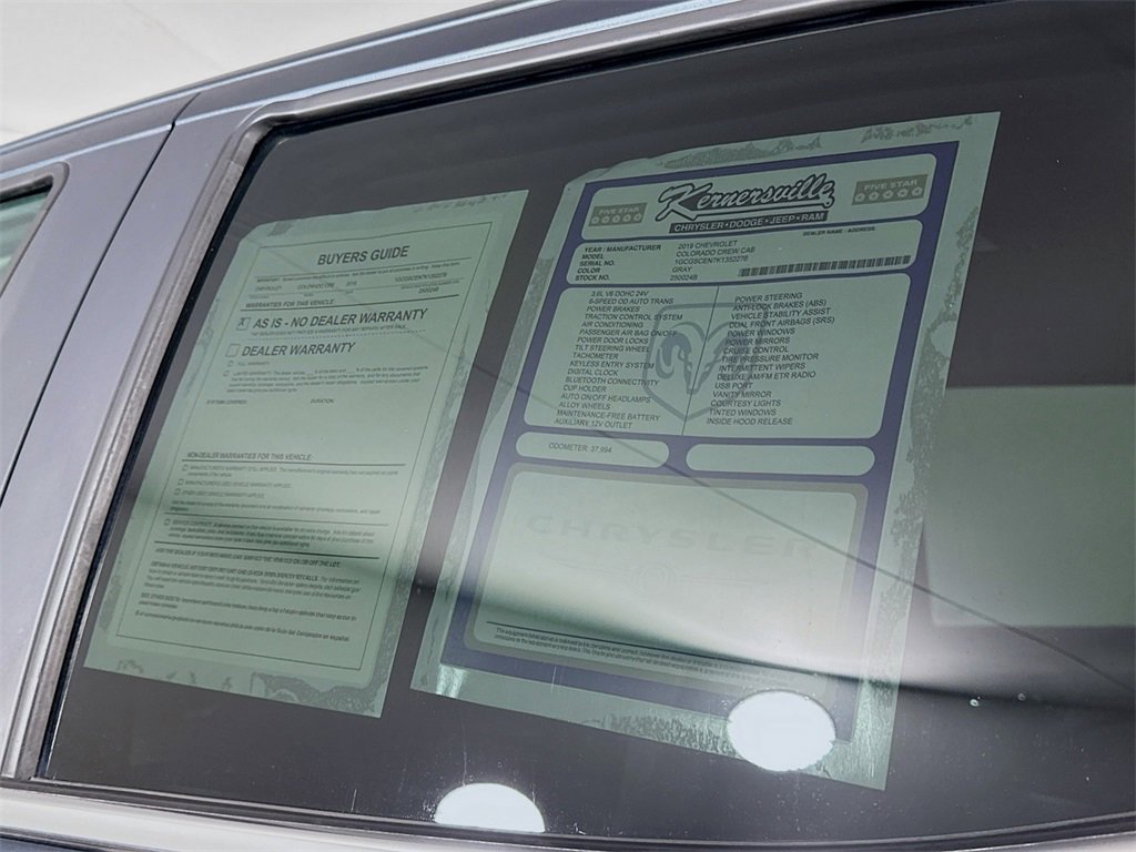 Used 2019 Chevrolet Colorado LT w/ LT Convenience Package image 35