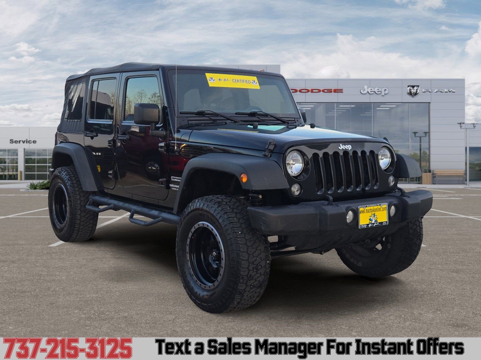 Used 2015 Jeep Wrangler Unlimited Sport w/ Quick Order Package 24S image 7