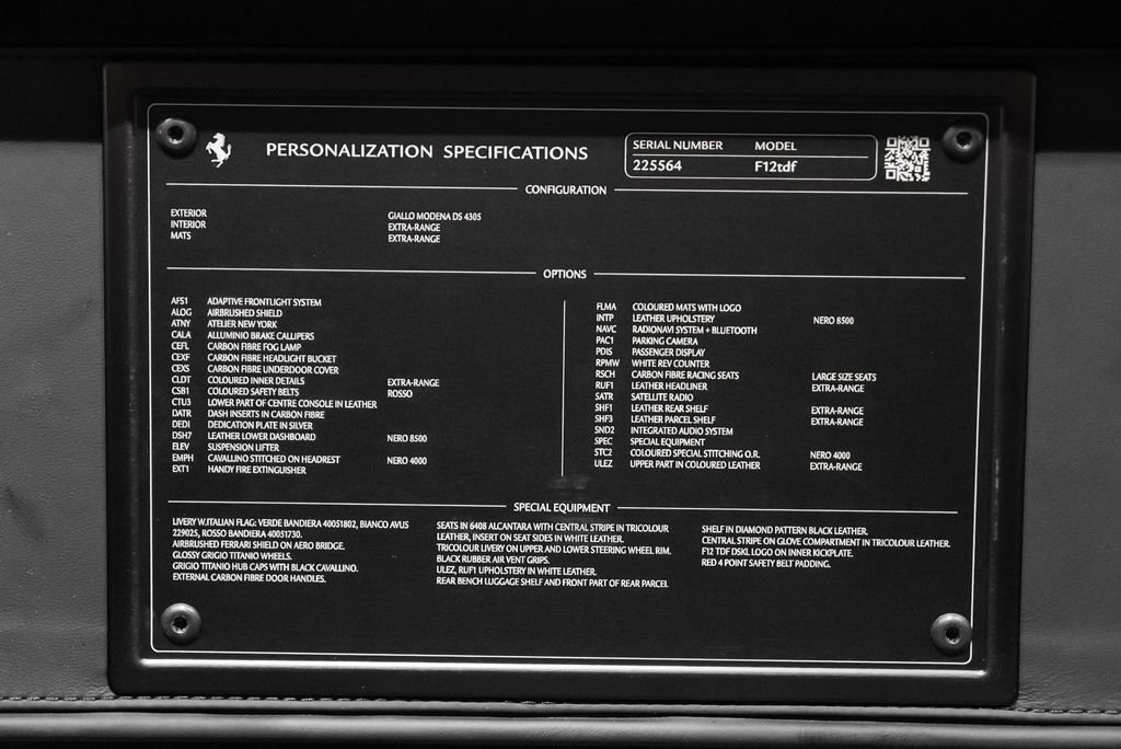 Certified 2017 Ferrari F12tdf RWD image 28