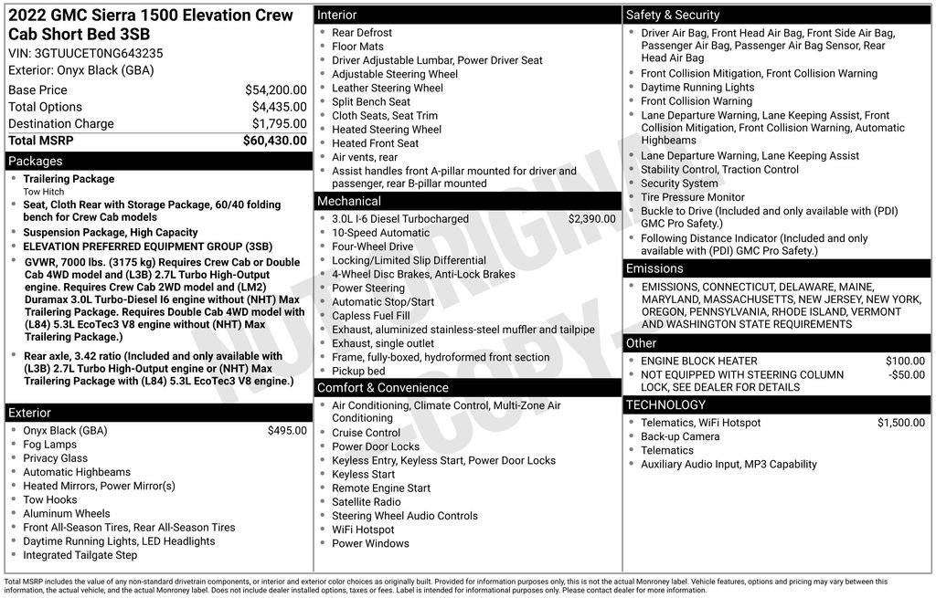 Certified 2022 GMC Sierra 1500 Elevation image 9