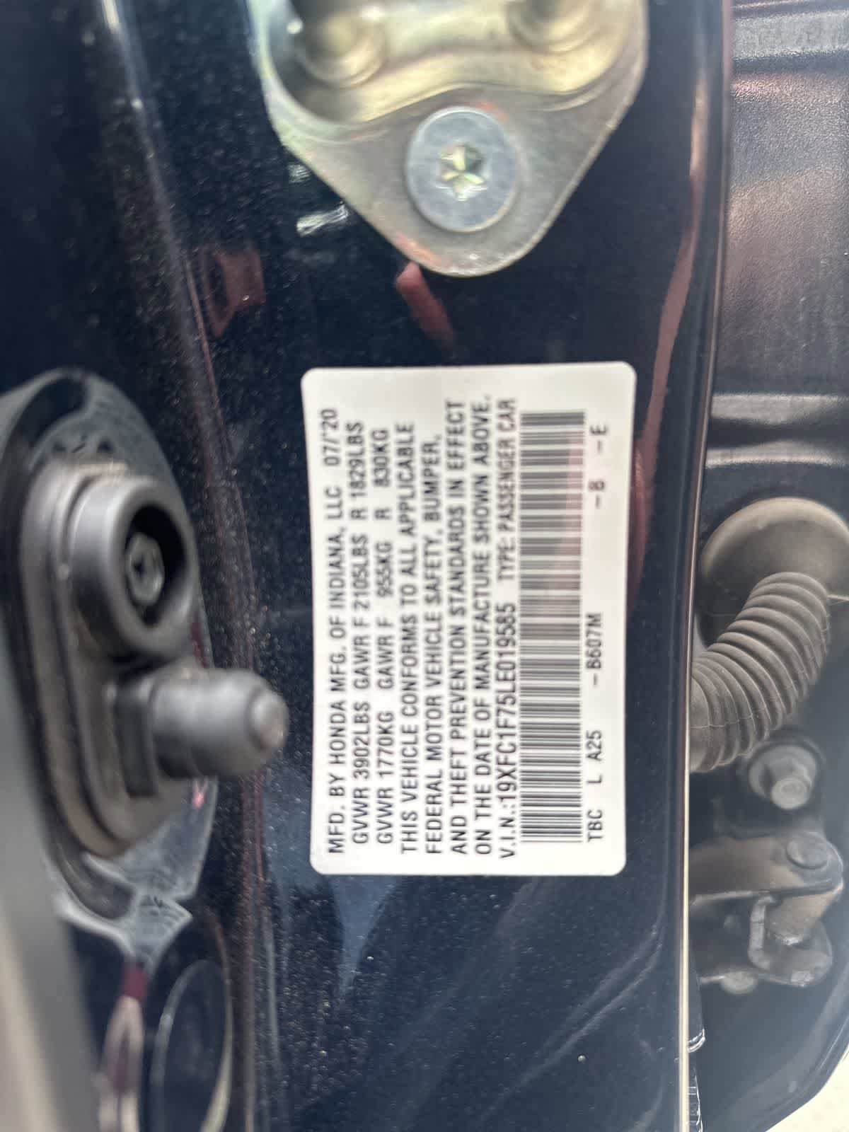 Used 2020 Honda Civic EX-L image 12