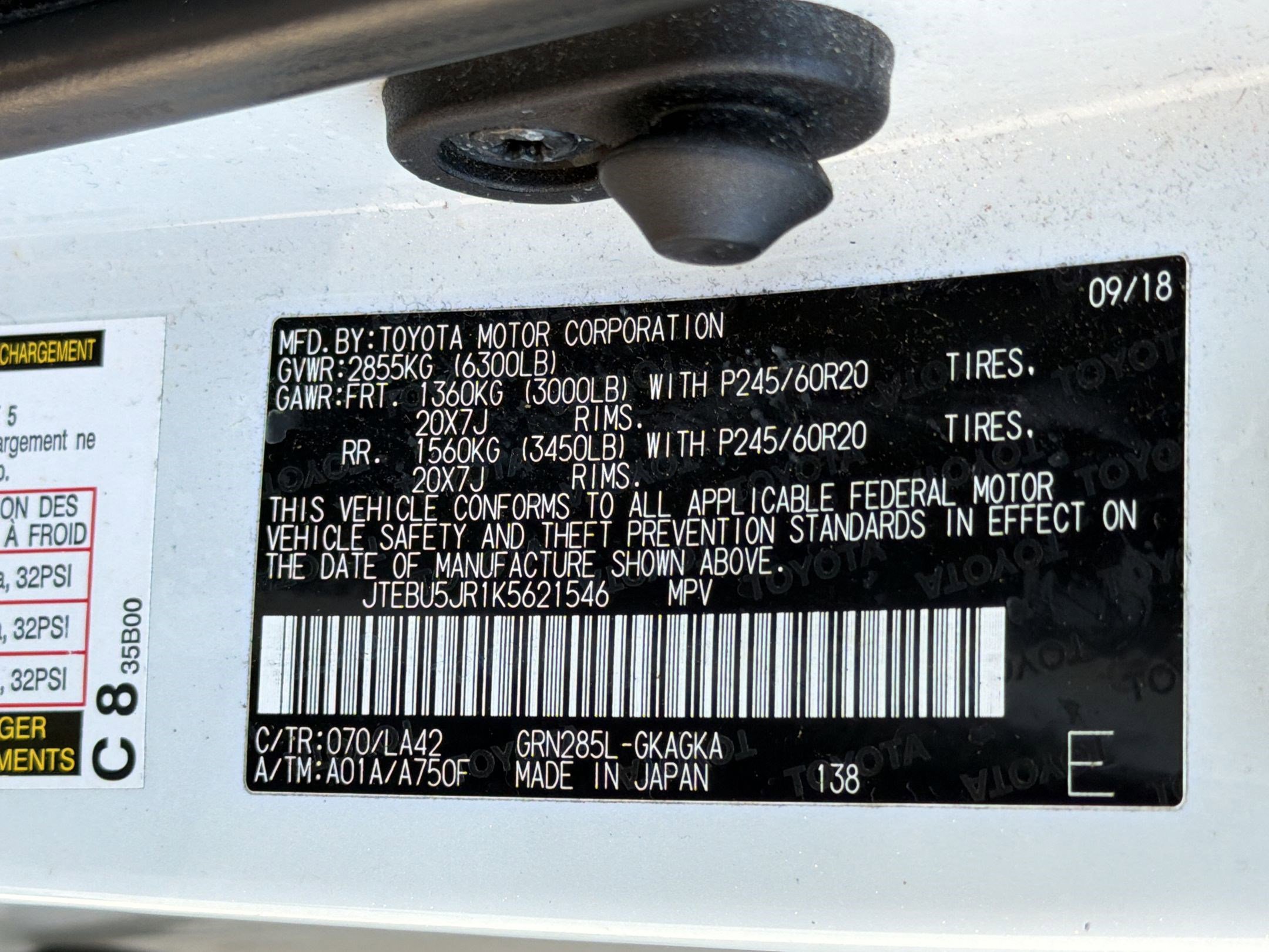 Used 2019 Toyota 4Runner Limited AWD/4WD image 20