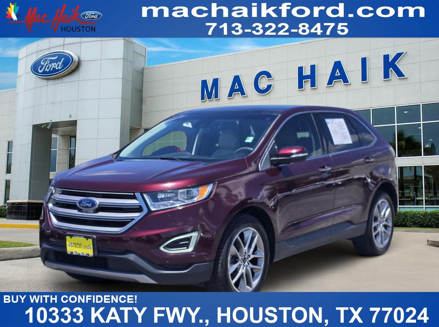 Used 2018 Ford Edge Titanium w/ Equipment Group 302A FWD video 1