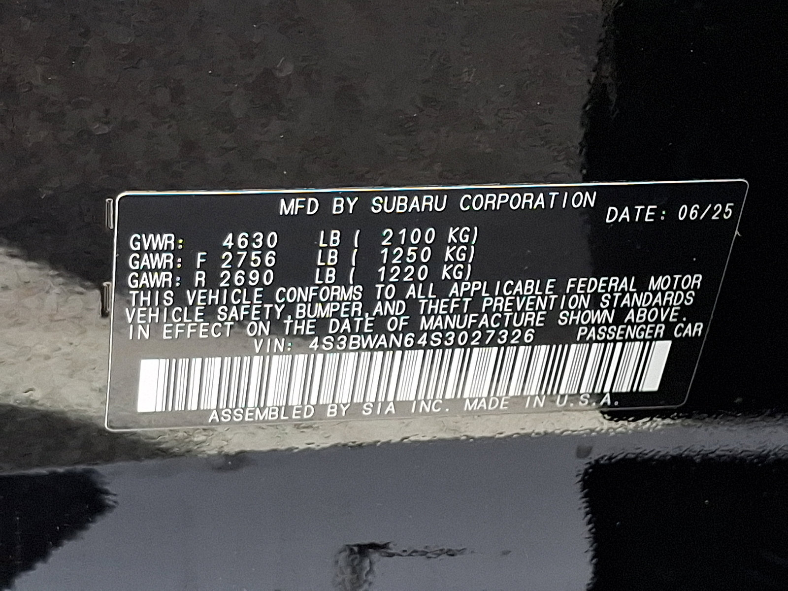 Certified 2025 Subaru Legacy Limited AWD/4WD image 28
