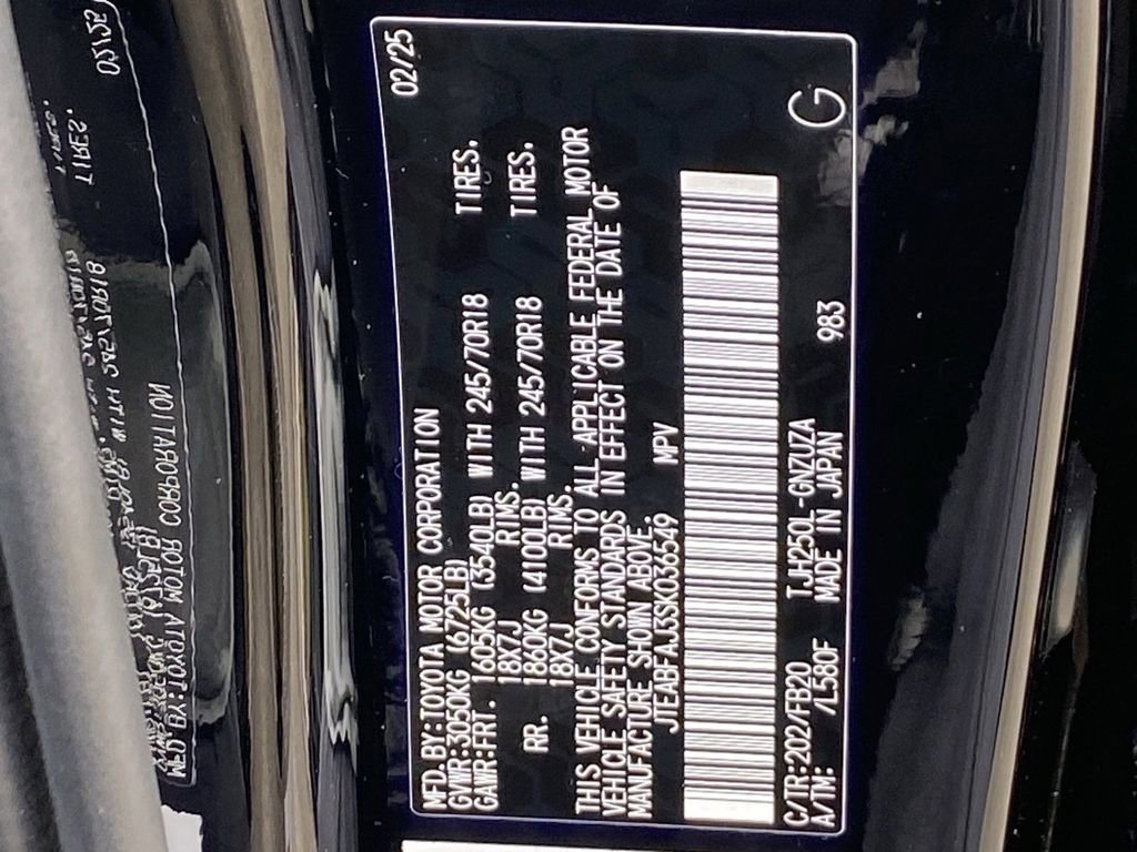 Certified 2025 Toyota Land Cruiser 1958 AWD/4WD image 38