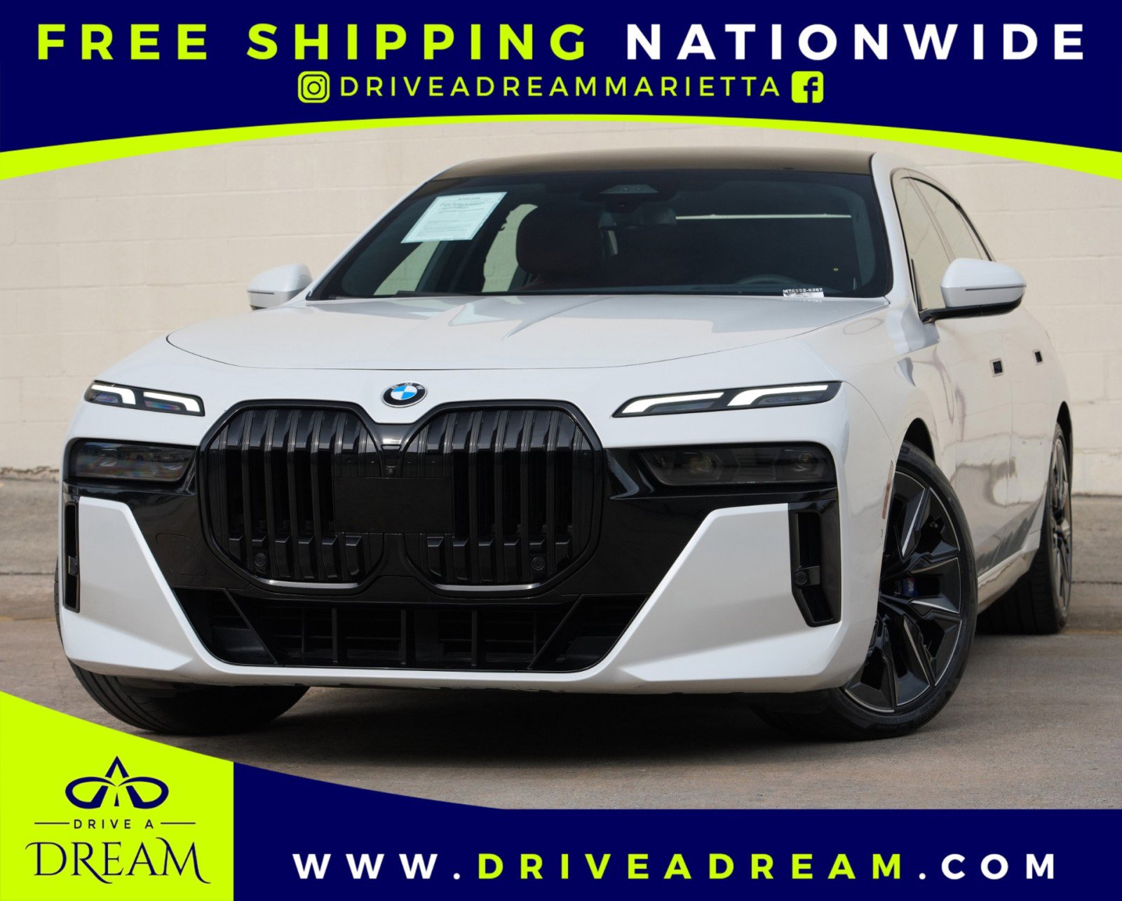 Used 2023 BMW 740i w/ Parking Assistance Package RWD image 1