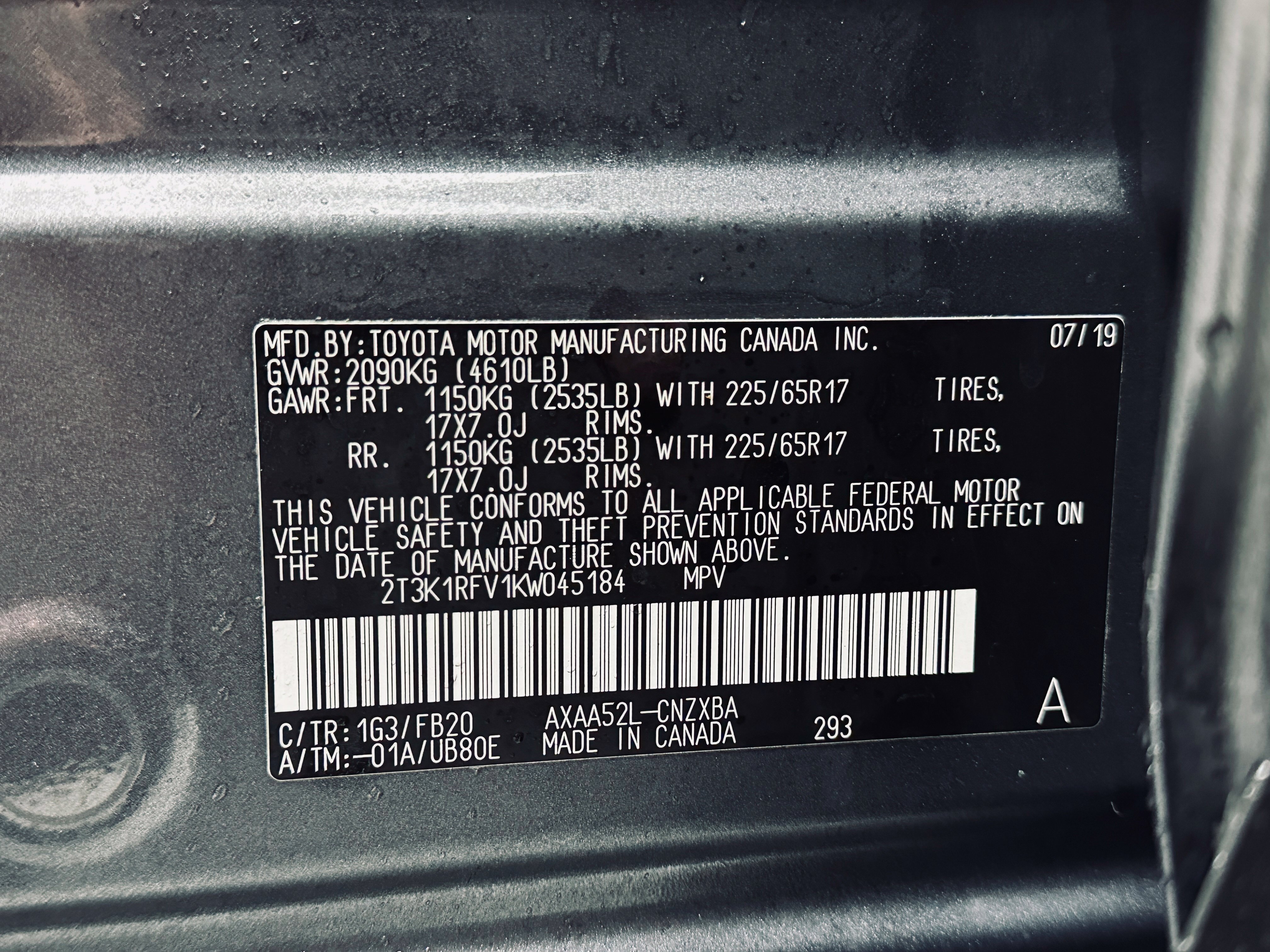 Used 2019 Toyota RAV4 LE w/ Carpet Mat Package FWD image 37