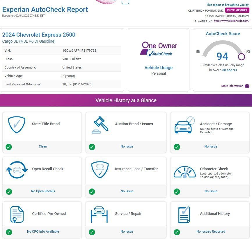 Used 2024 Chevrolet Express 2500 image 3