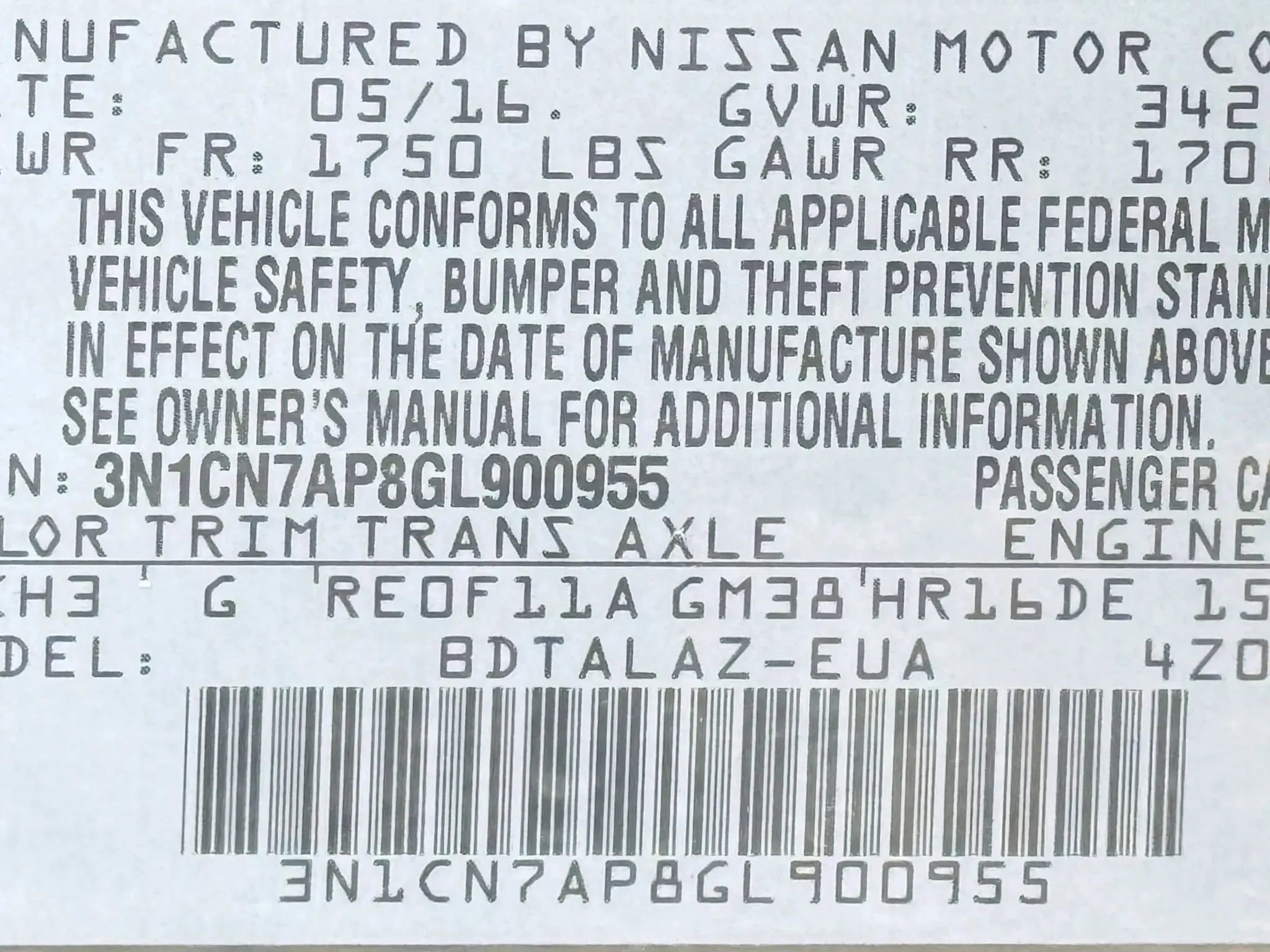 Used 2016 Nissan Versa S Plus FWD image 29