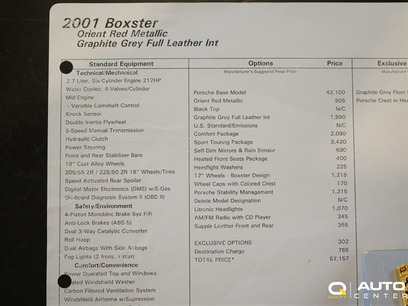 Used 2001 Porsche Boxster RWD image 3