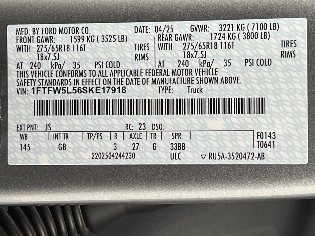 Used 2025 Ford F150 Lariat AWD/4WD image 78
