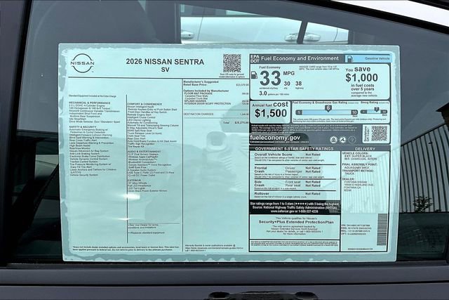 New 2026 Nissan Sentra SV image 12