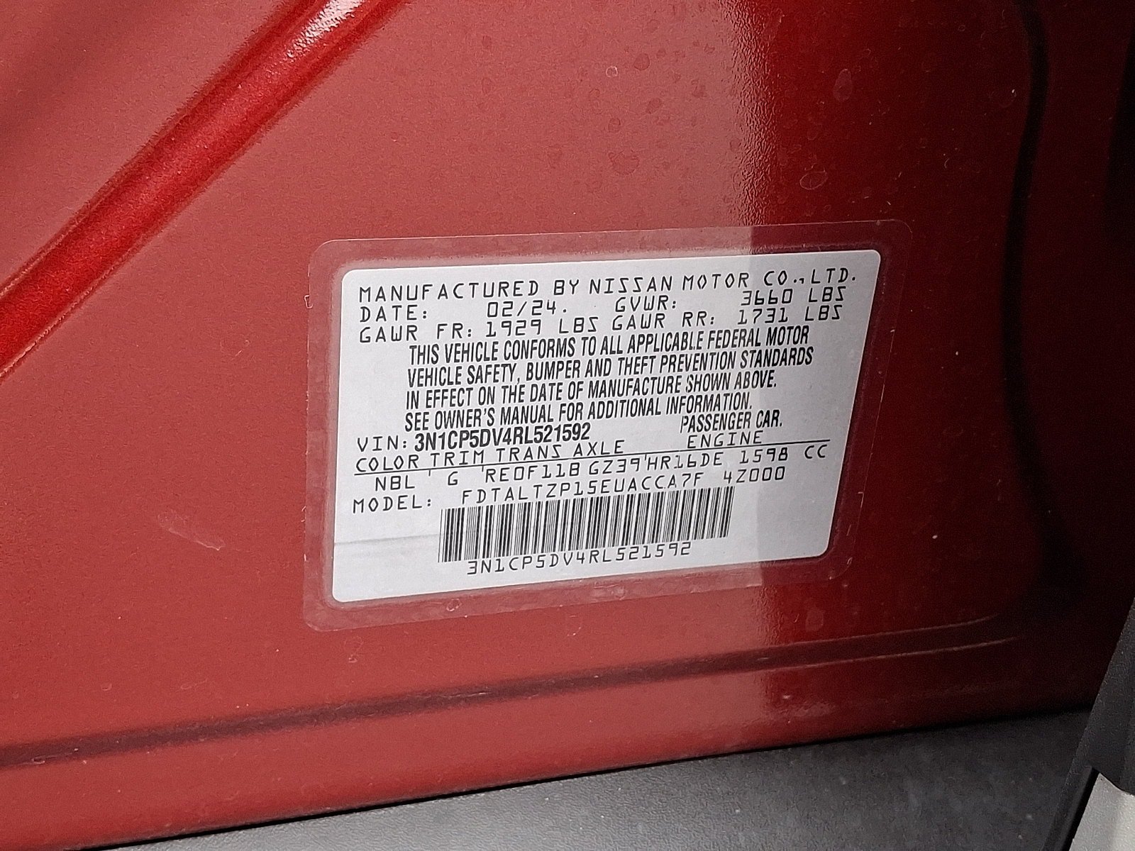 Certified 2024 Nissan Kicks SR w/ SR Premium Package FWD image 26