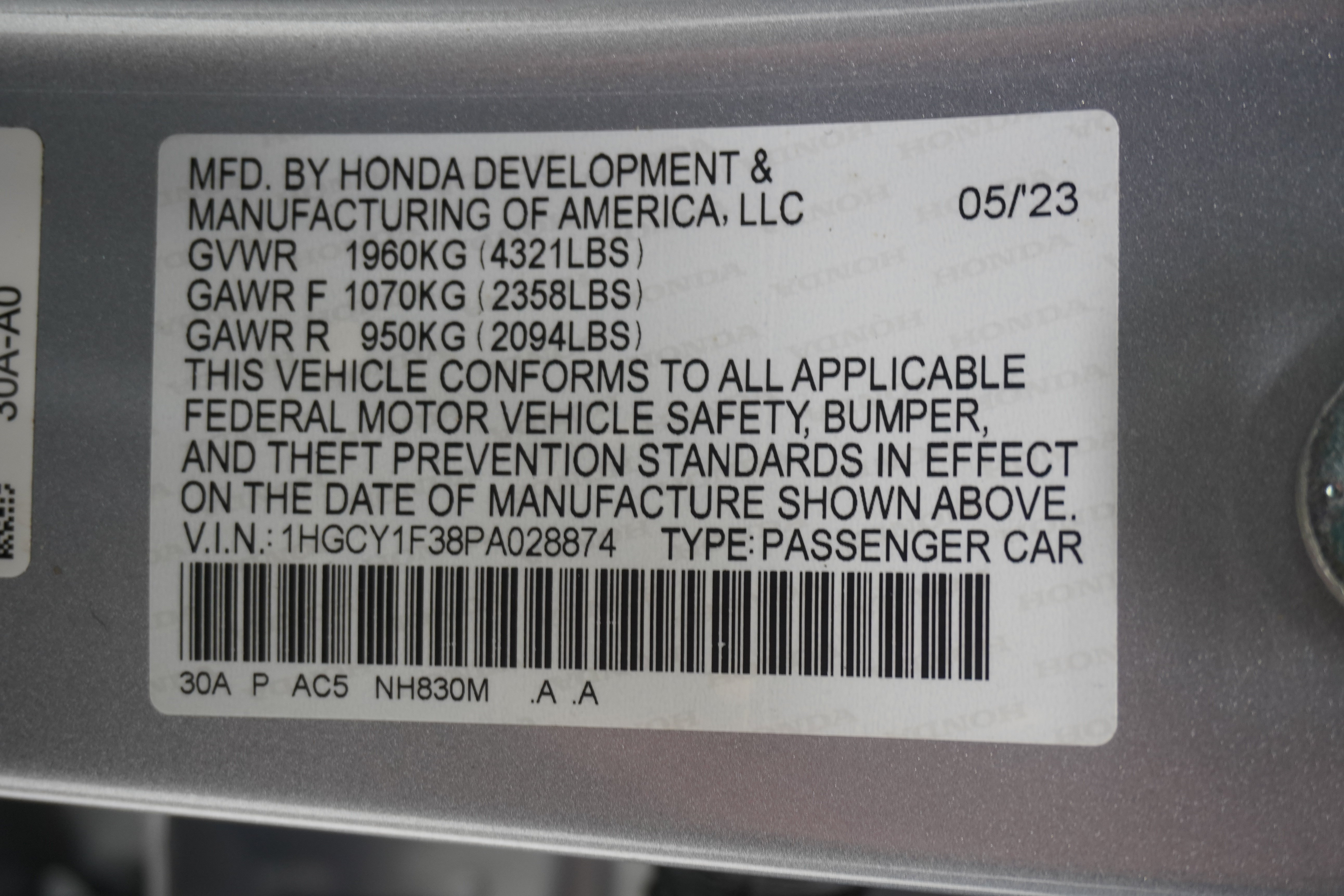 Used 2023 Honda Accord EX image 31