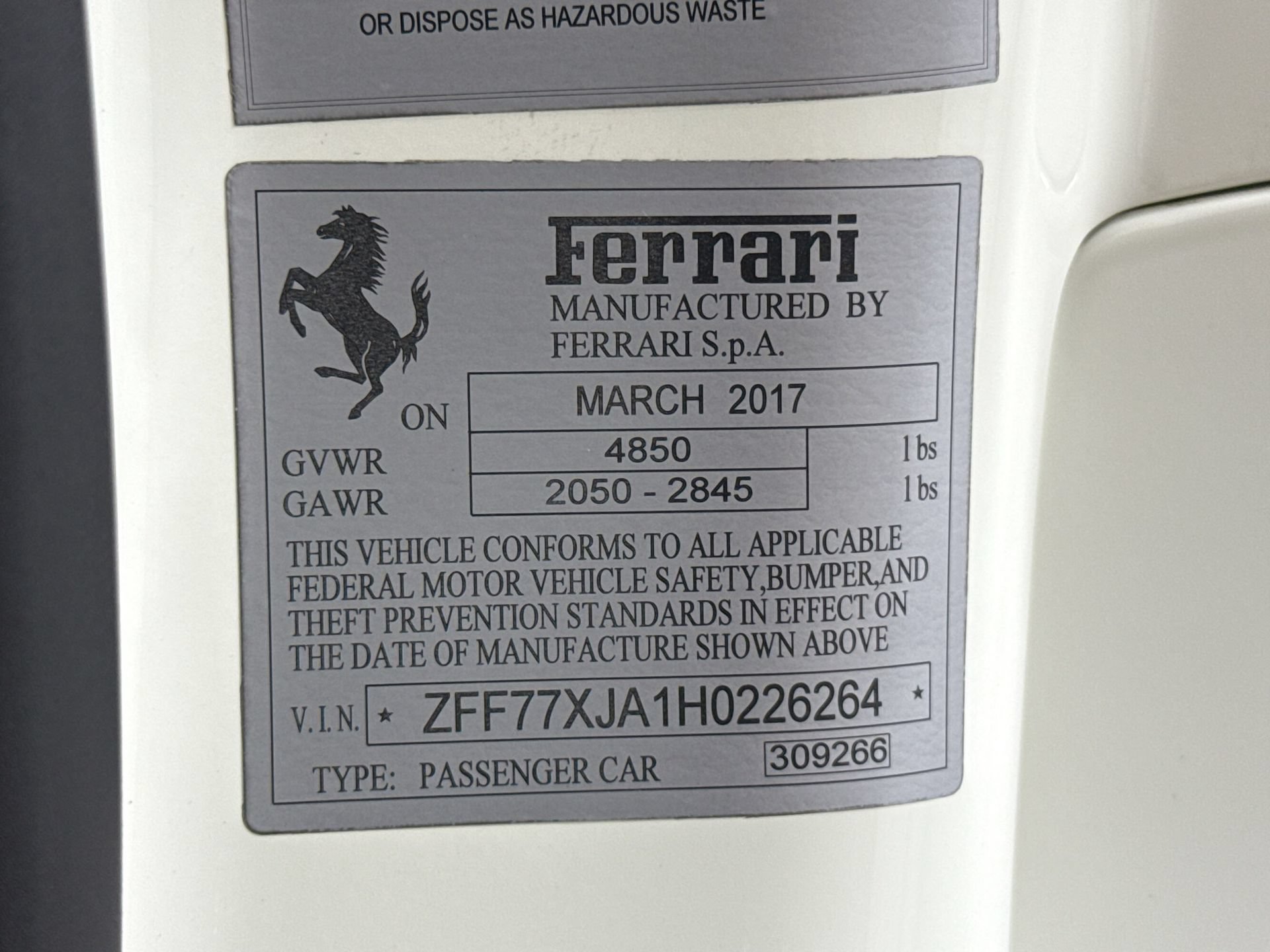 Certified 2017 Ferrari California T RWD image 29
