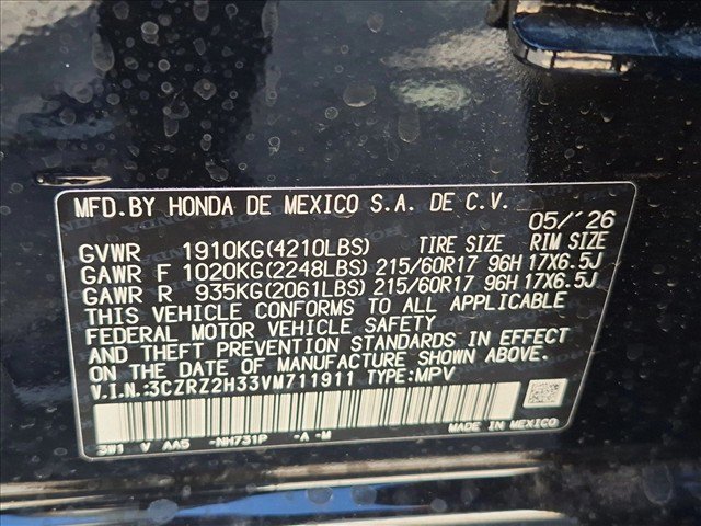 Certified 2027 Honda HR-V LX image 24