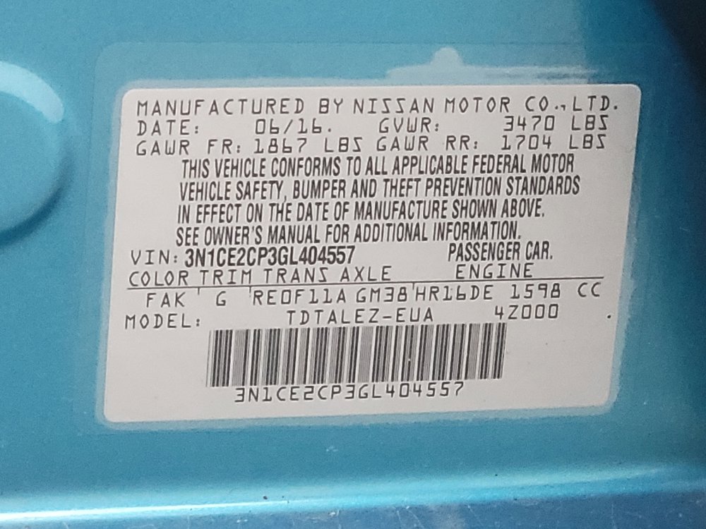 Used 2016 Nissan Versa Note FWD image 33