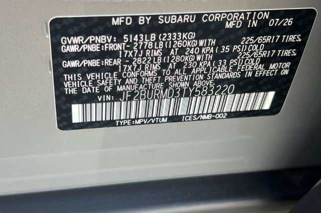 New 2026 Subaru Outback Wilderness AWD/4WD image 24