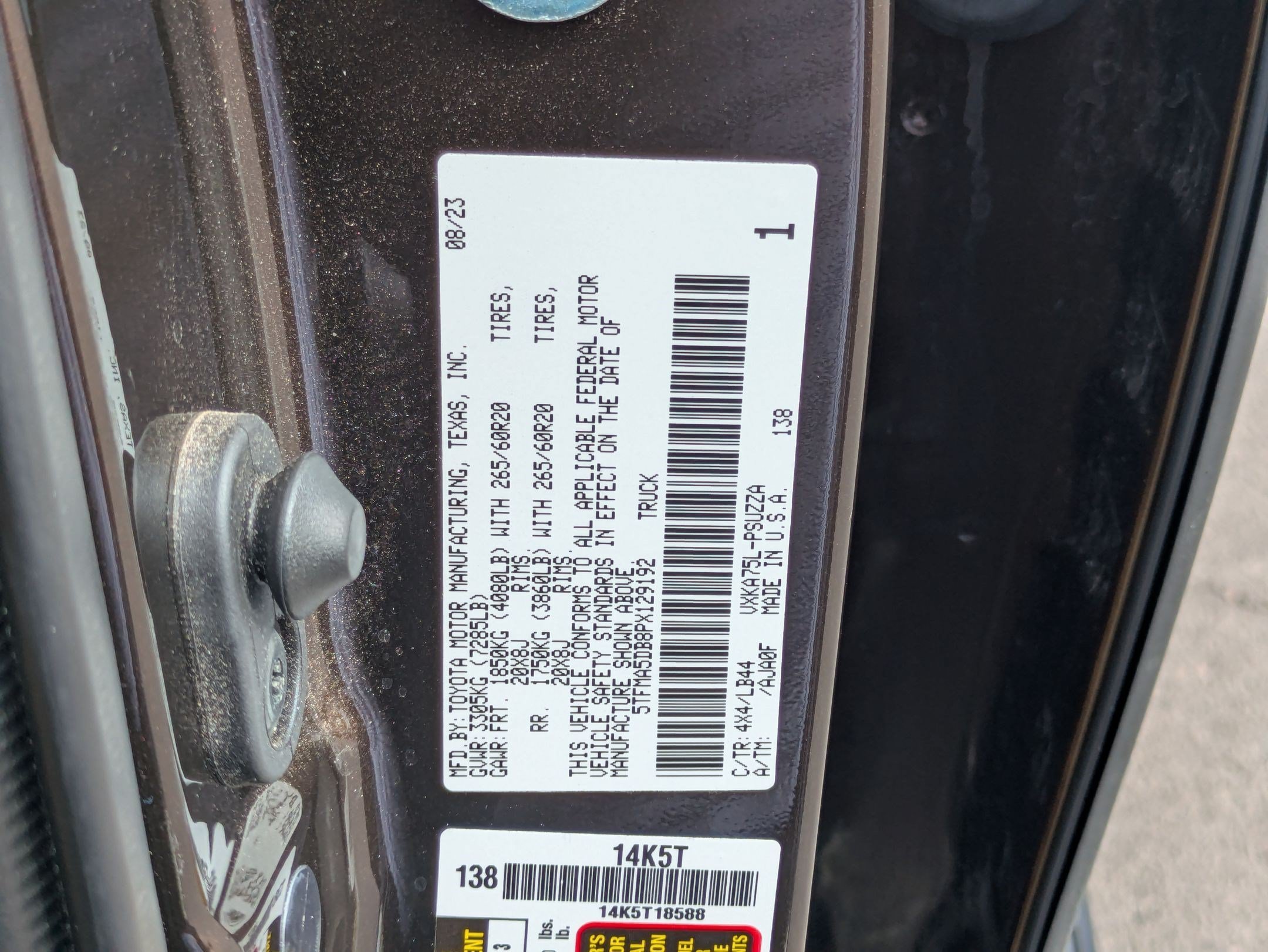 Used 2023 Toyota Tundra 1794 Edition AWD/4WD image 37