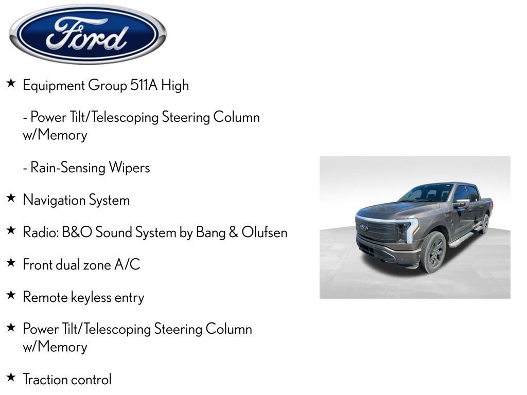 Used 2023 Ford F150 Lightning Lariat w/ Equipment Group 511A High image 7