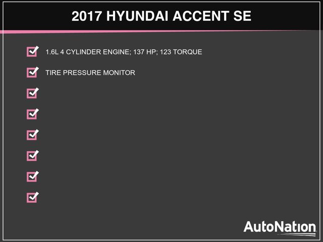 Used 2017 Hyundai Accent SE FWD image 3