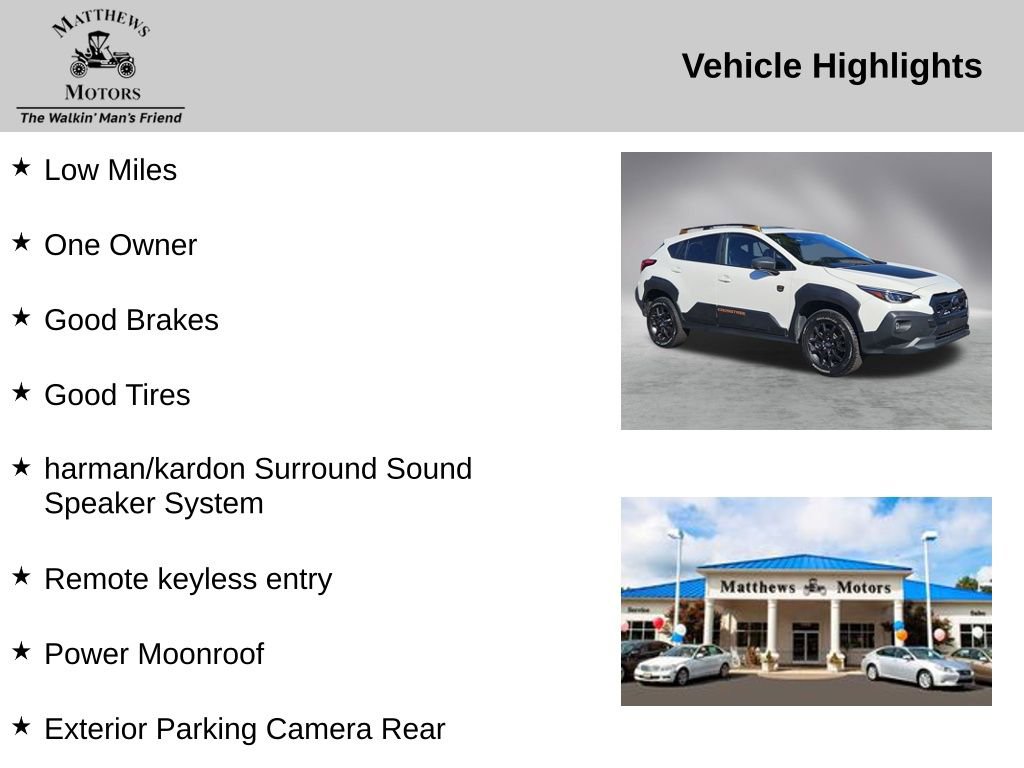 Used 2024 Subaru Crosstrek 2.5i Wilderness w/ Wilderness Package image 14