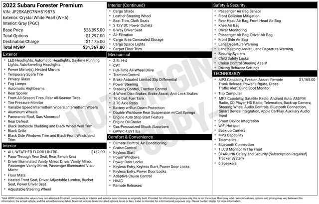 Used 2022 Subaru Forester Premium image 3