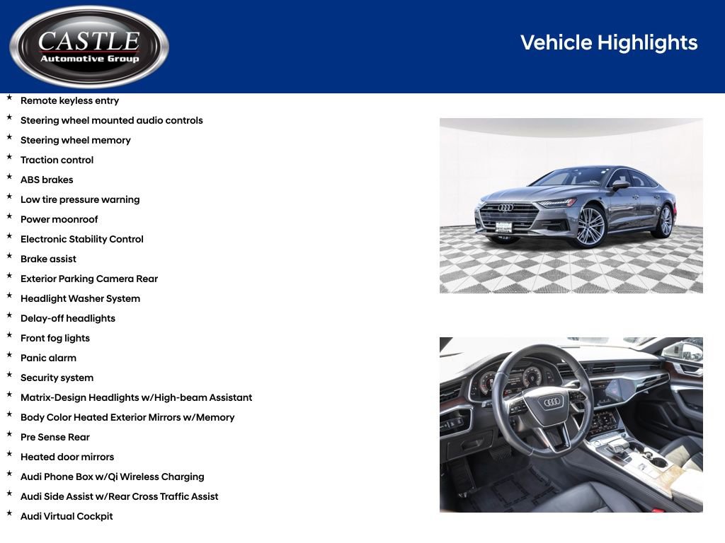Used 2019 Audi A7 3.0T Premium Plus w/ Premium Plus Package image 7