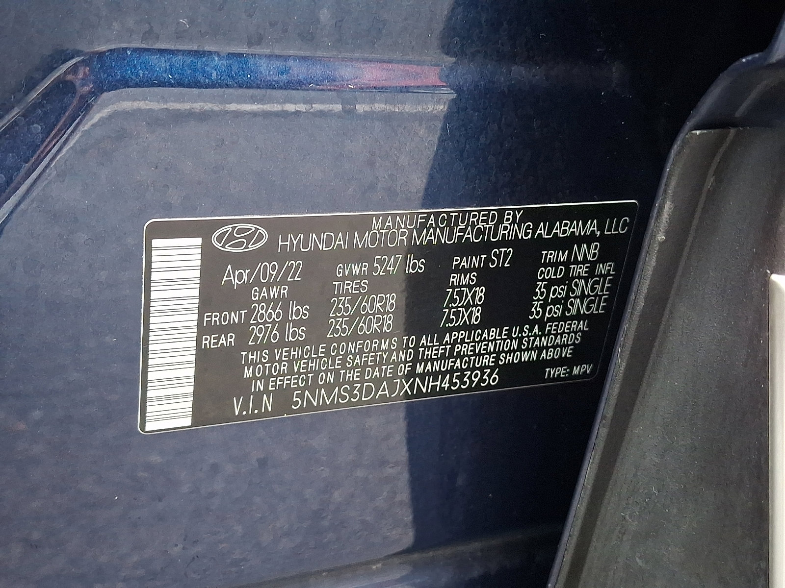 Used 2022 Hyundai Santa Fe SEL w/ Convenience + Premium Package image 20