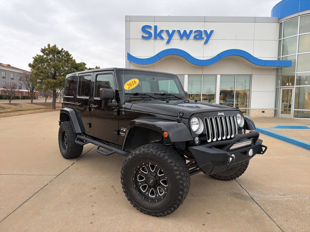 Used 2016 Jeep Wrangler Unlimited Sahara w/ Max Tow Package image 1