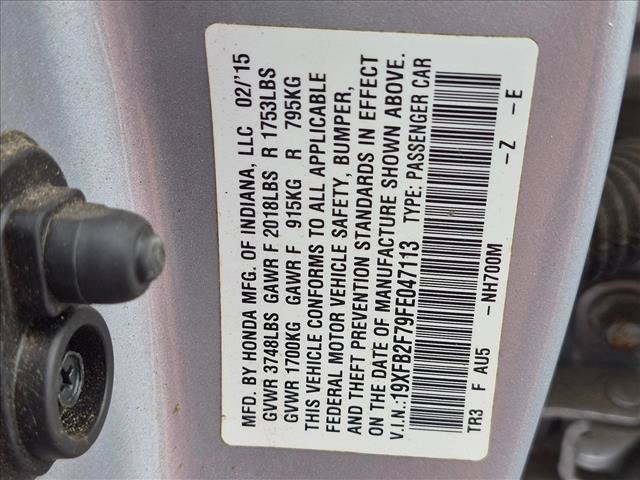 Used 2015 Honda Civic SE image 17