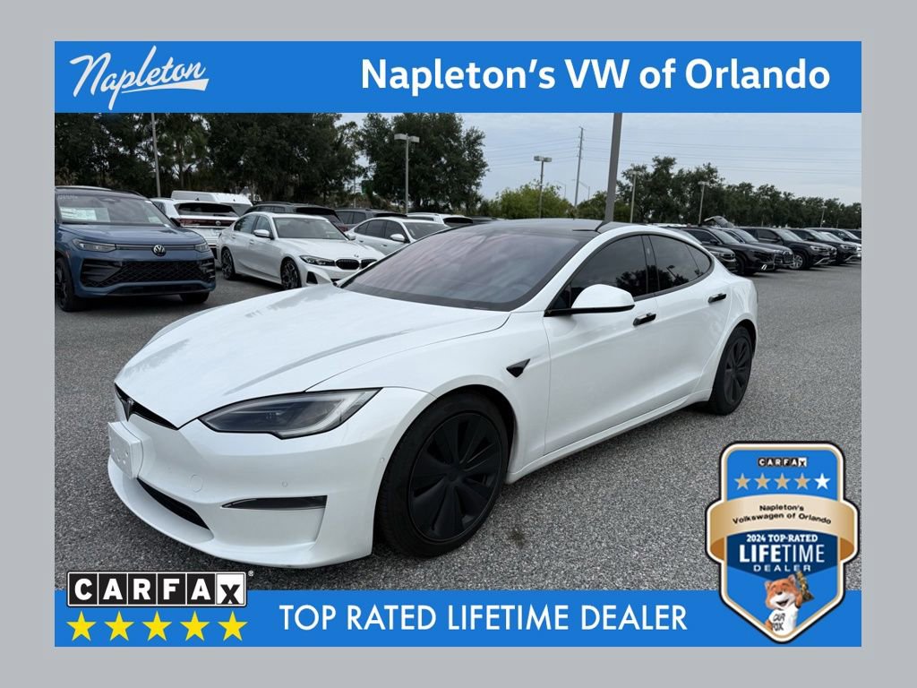 Used 2022 Tesla Model S Plaid AWD/4WD image 1