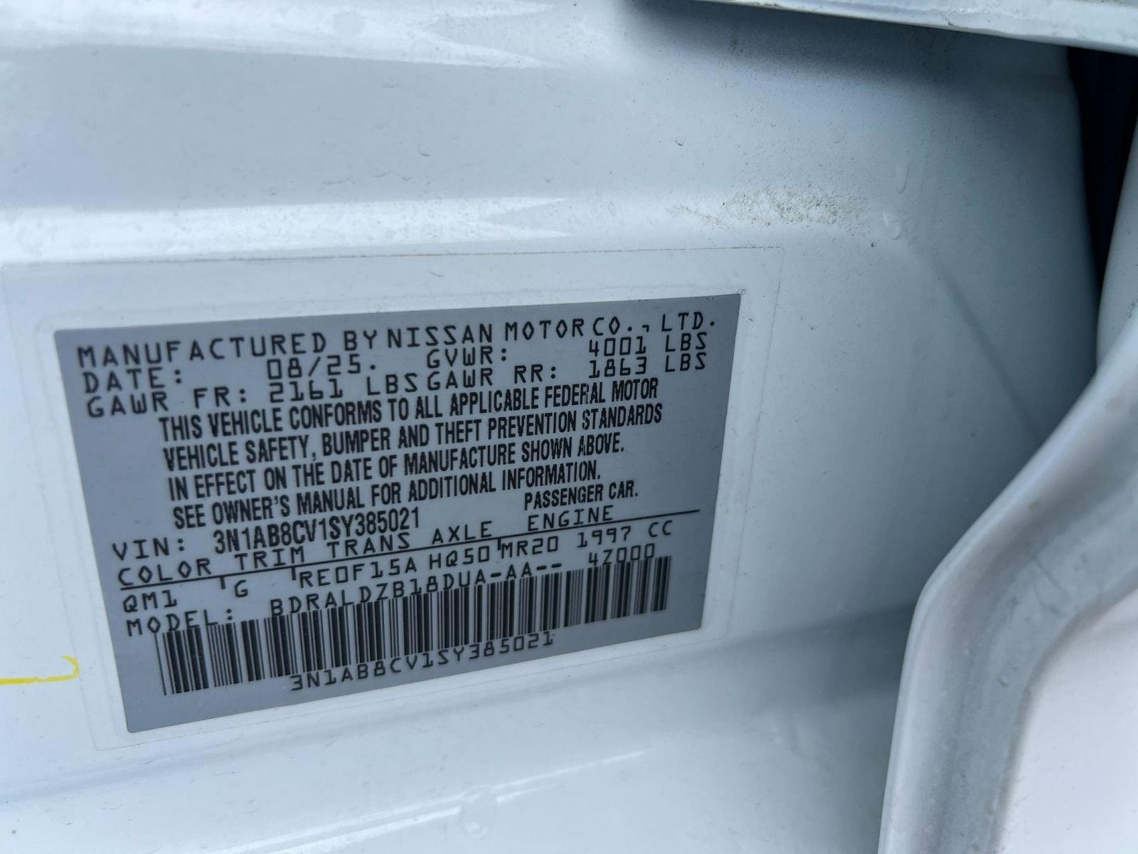 Used 2025 Nissan Sentra SV FWD image 23
