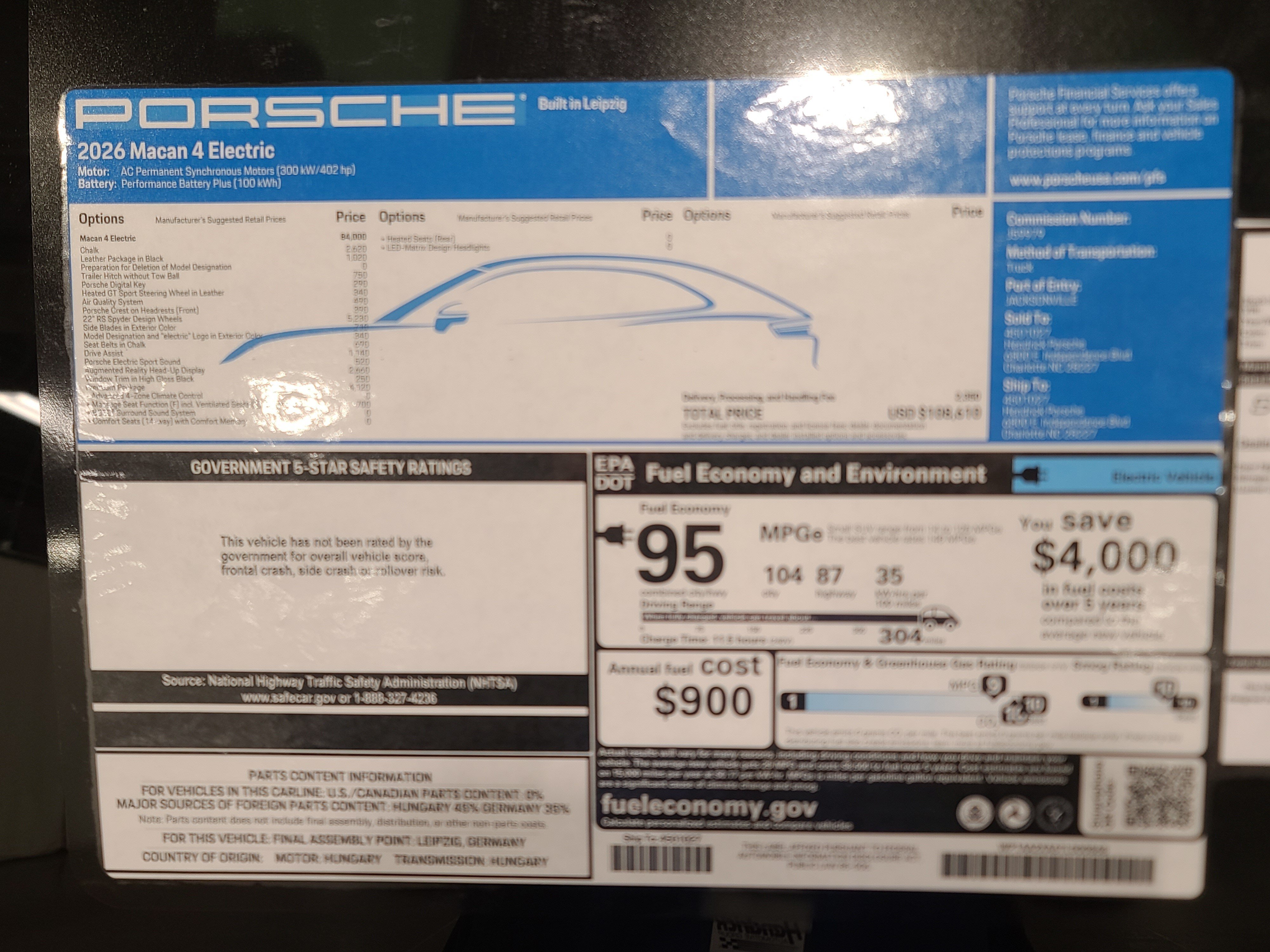 New 2026 Porsche Macan 4 Electric AWD/4WD image 37