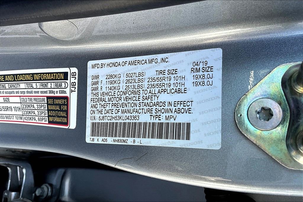 Certified 2019 Acura RDX w/ Technology Package image 35