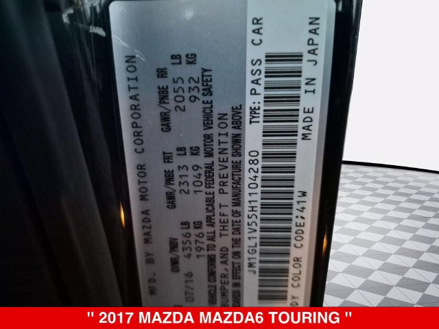 Used 2017 MAZDA MAZDA6 Touring w/ Touring Premium Package FWD image 40