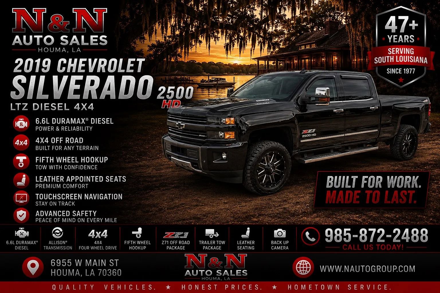 Used 2019 Chevrolet Silverado 2500 LTZ w/ Duramax Plus Package