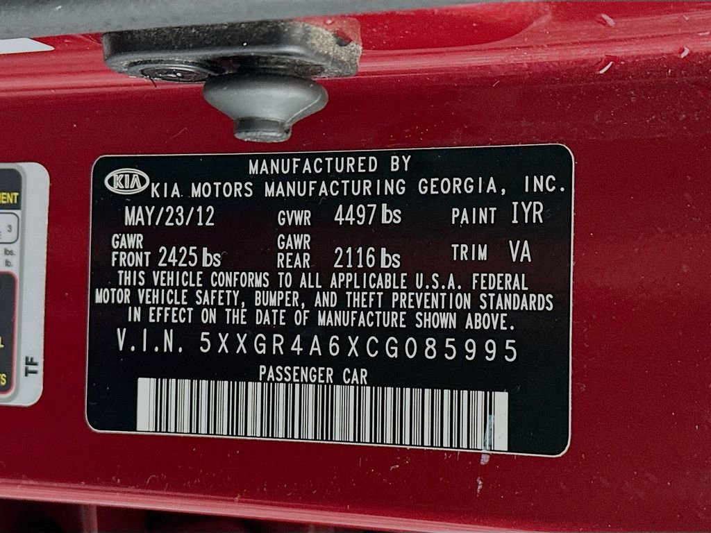 Used 2012 Kia Optima SX w/ Premium Touring Pkg FWD image 31