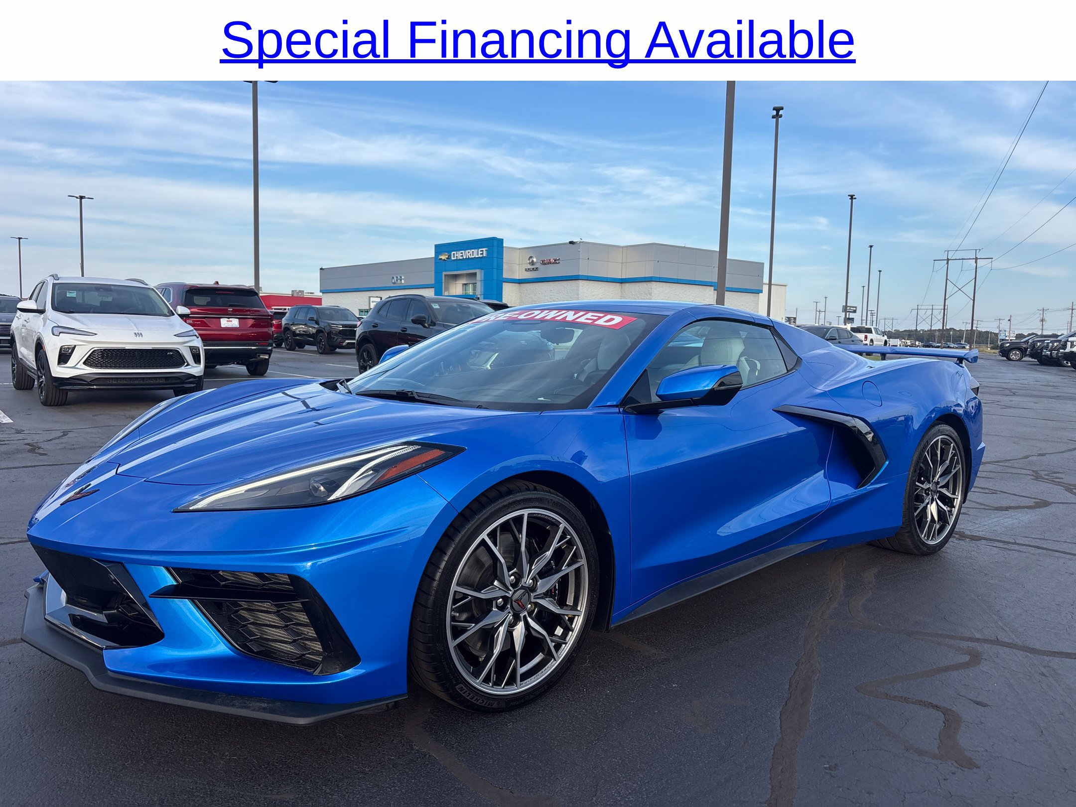 Used 2025 Chevrolet Corvette Stingray Preferred Conv w/ Z51 Performance Package RWD image 1