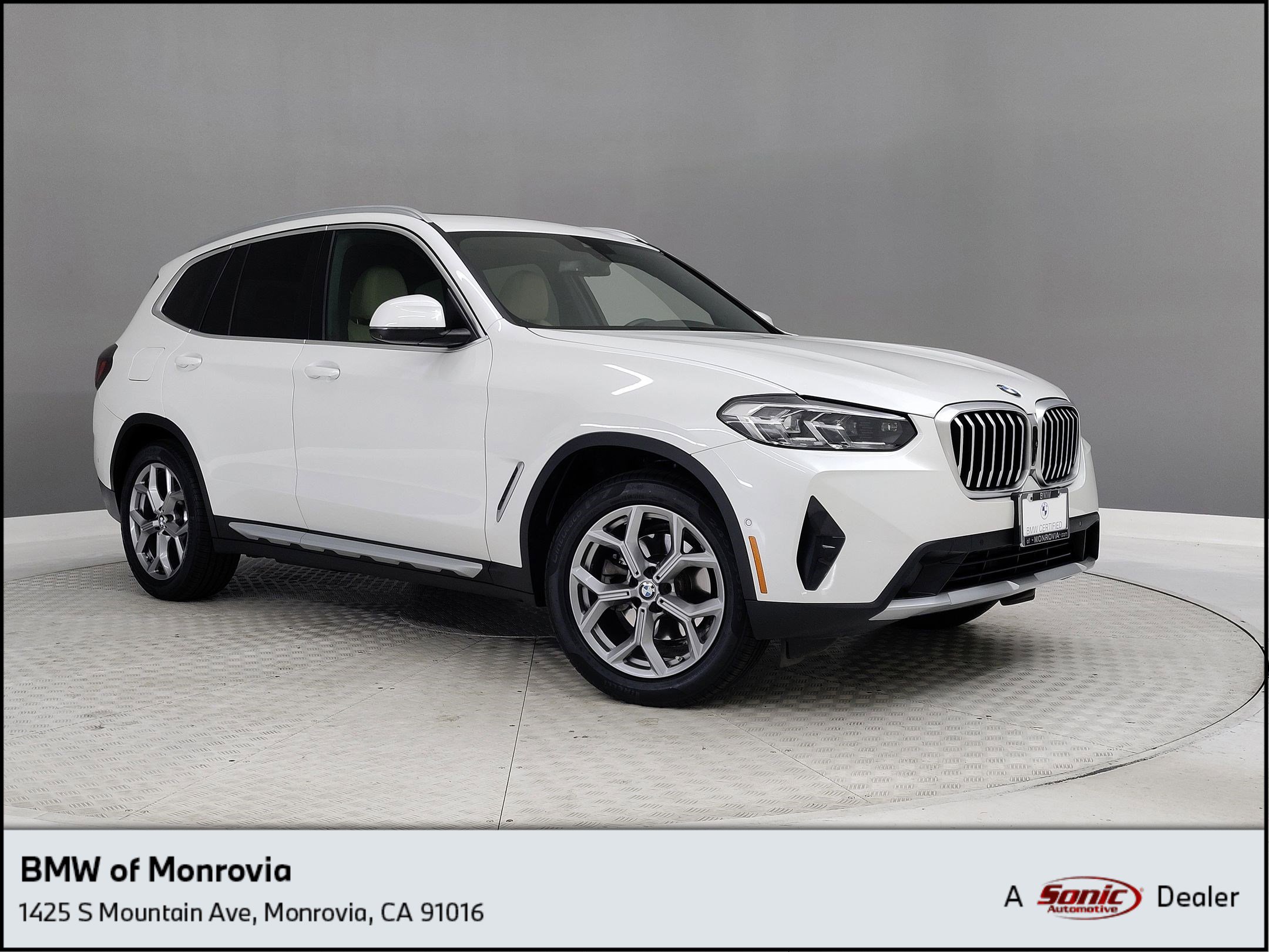 Certified 2023 BMW X3 xDrive30i w/ Convenience Package