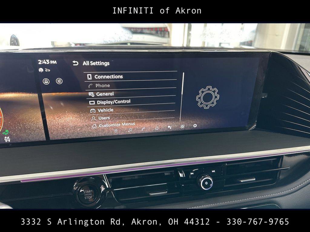Certified 2025 INFINITI QX80 Sensory image 77