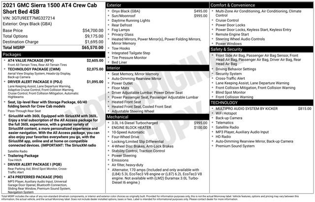 Used 2021 GMC Sierra 1500 AT4 w/ AT4 Value Package AWD/4WD image 7