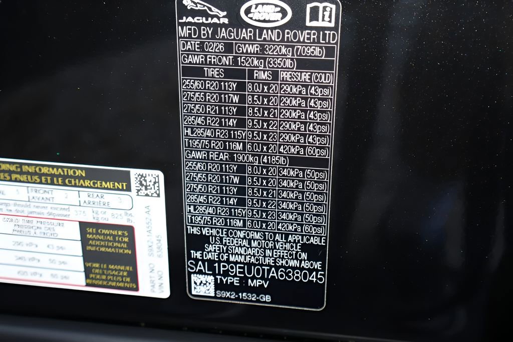 New 2026 Land Rover Range Rover Sport SE AWD/4WD image 28