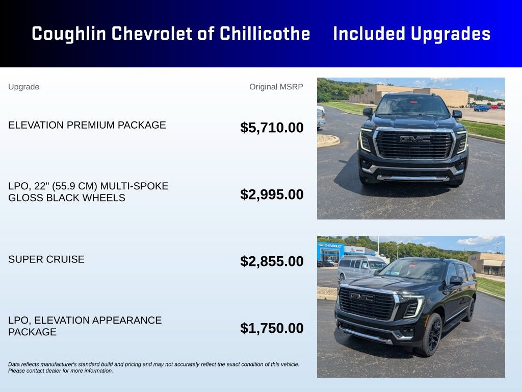 New 2026 GMC Yukon XL Elevation w/ Elevation Premium Package AWD/4WD image 3
