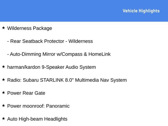 Used 2024 Subaru Forester Wilderness w/ Wilderness Package image 10