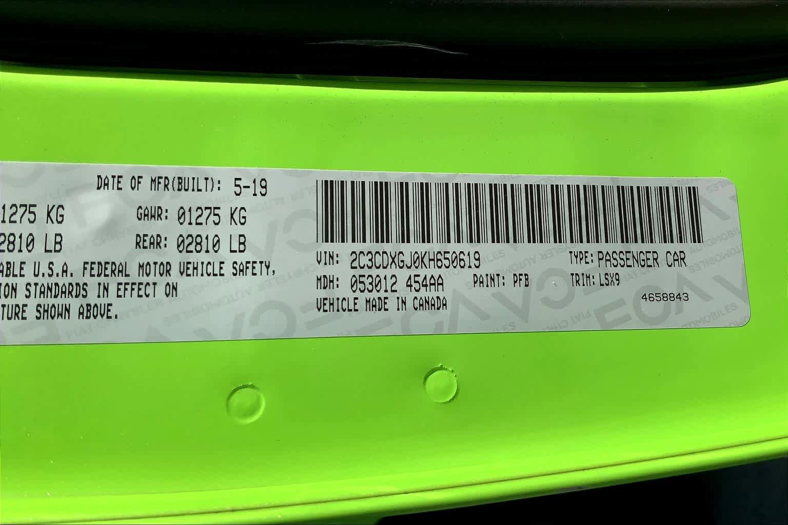Used 2019 Dodge Charger Scat Pack RWD image 36