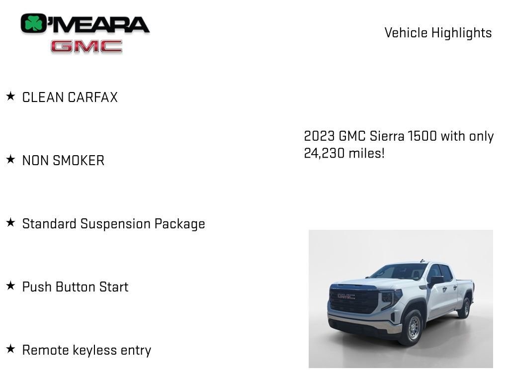 Used 2023 GMC Sierra 1500 Pro w/ Pro Value Package image 7