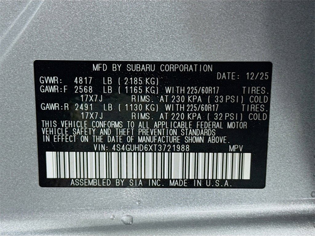 New 2026 Subaru Crosstrek 2.0i Premium image 26